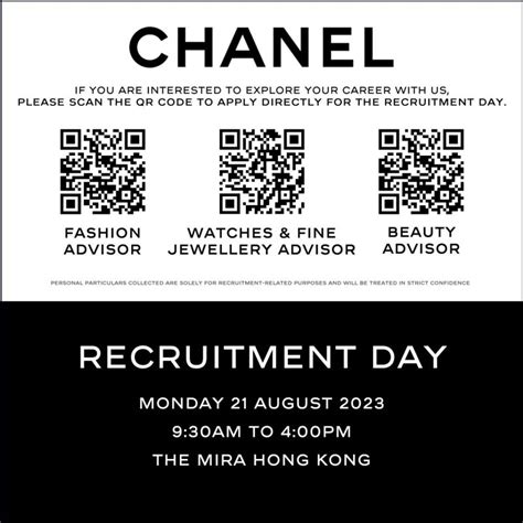 chanel recruitment team.